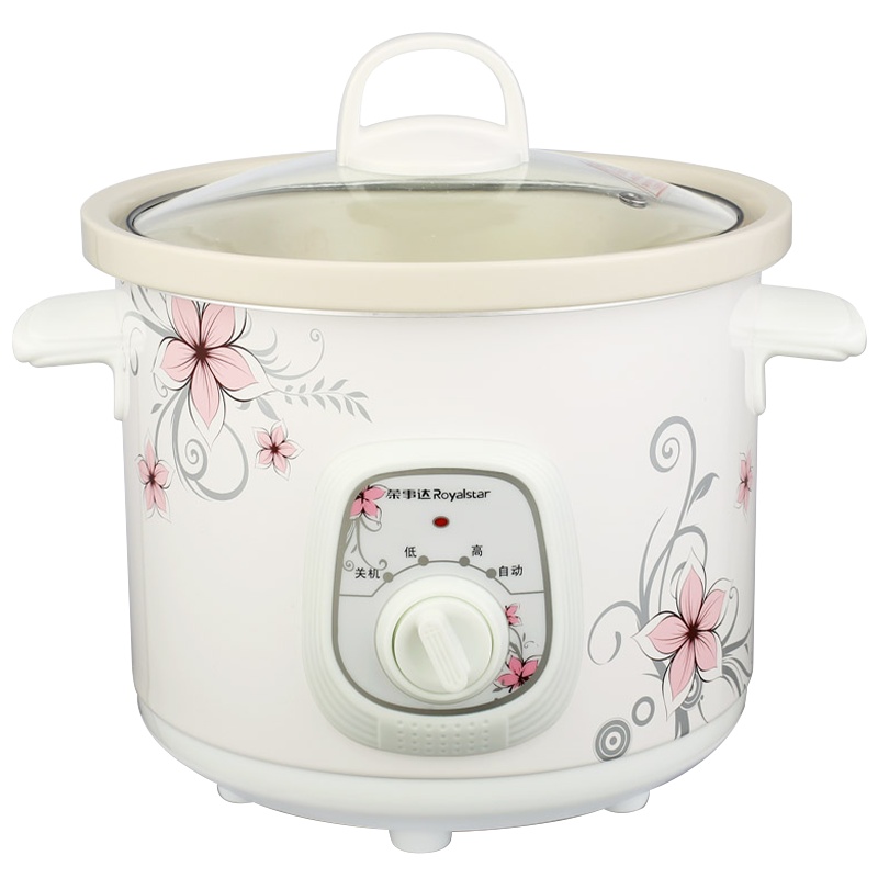 荣事达(Royalstar)电炖锅RBC-15M电炖盅1.5L容量白瓷内胆煲汤粥锅陶瓷电炖盅单胆母婴BB煲煮粥炖汤煲