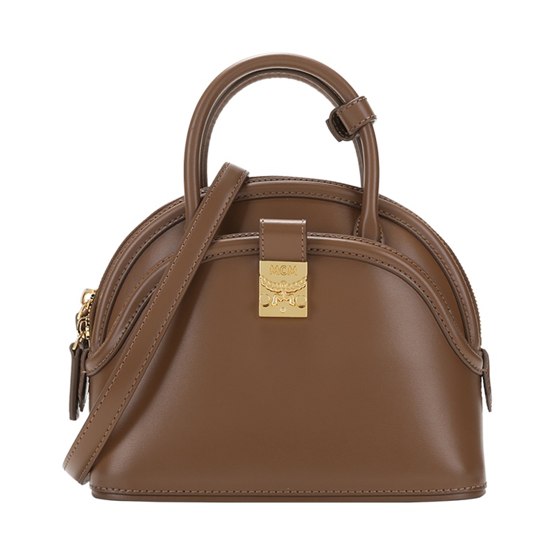 MCM 奢侈品 女士 Anna系列牛皮革手提单肩斜挎包小号 MWTBSNN04
