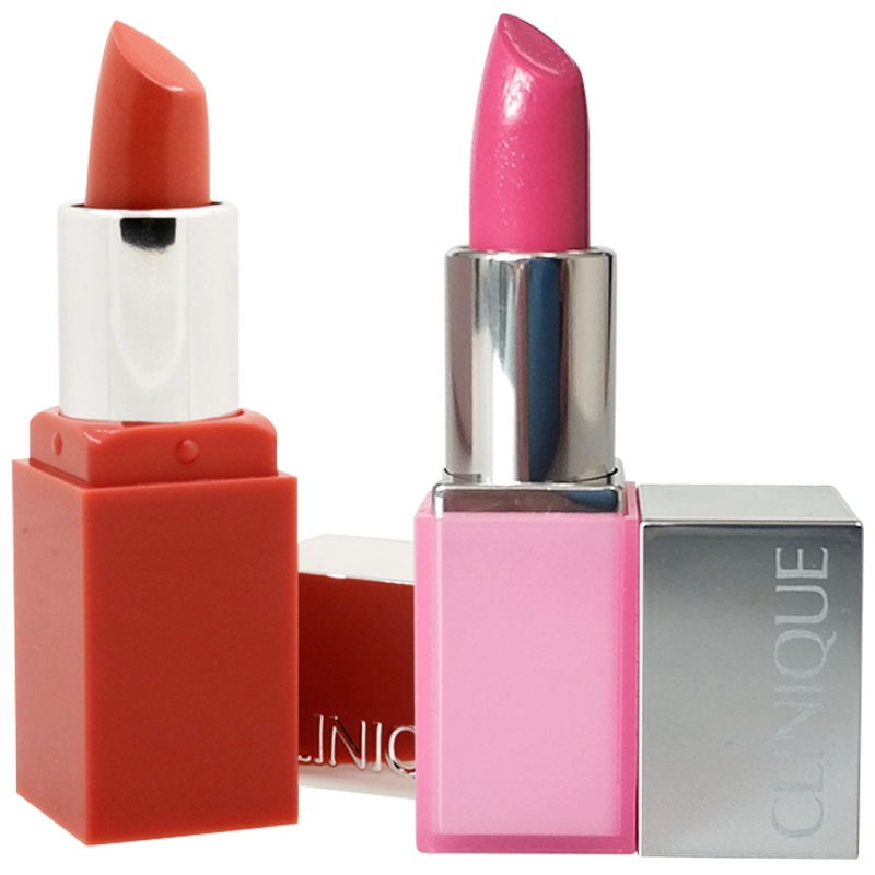 倩碧(CLINIQUE)撞色小方唇膏（清透唇色）05 2.3g+倩碧撞色小方唇膏（清透唇色）06 2.3g