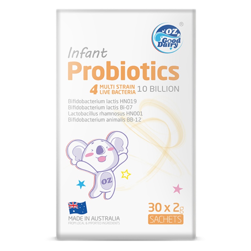 澳乐乳OZGoodDairy 复合益生菌粉 营养补充剂2g*30袋/盒 36个月以内适用 澳大利亚原装进口