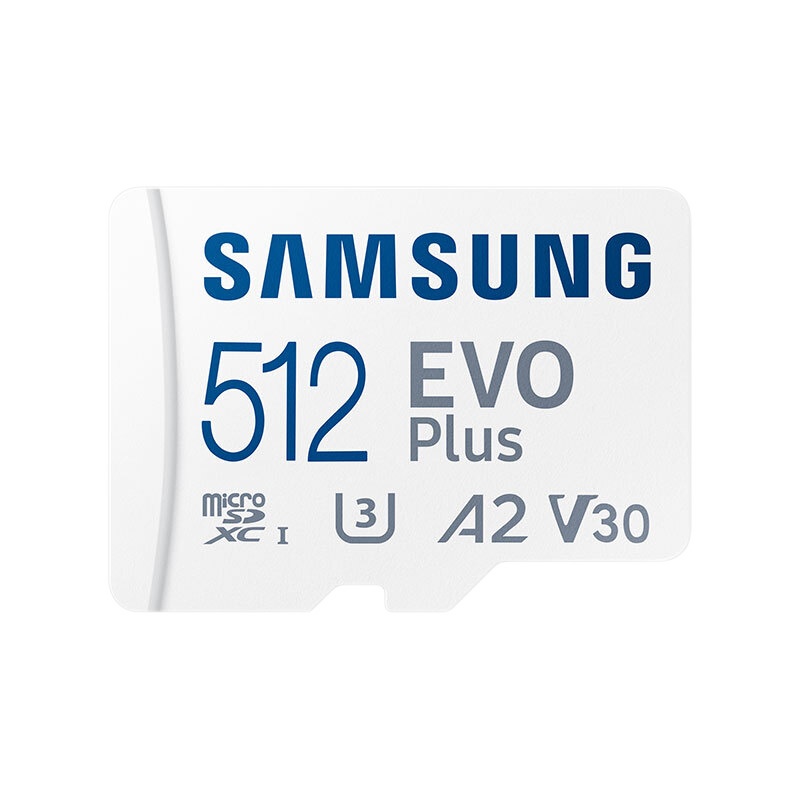 三星(SAMSUNG)512GB TF(MicroSD)高速存储卡 EVO Plus U3 V30 A2读130M
