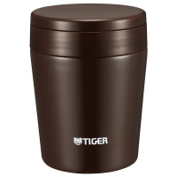 日本tiger虎牌多用焖烧杯 正品不锈钢焖烧罐300ml新款巧克力棕色保温杯MCL-A30C-TC