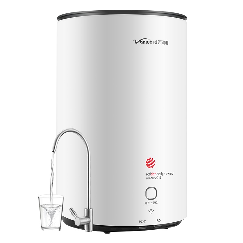 万和(Vanward)净水器反渗透除水垢家用直饮纯水机厨下式500加仑无罐大流量净水机自来水过滤器VRO-E502