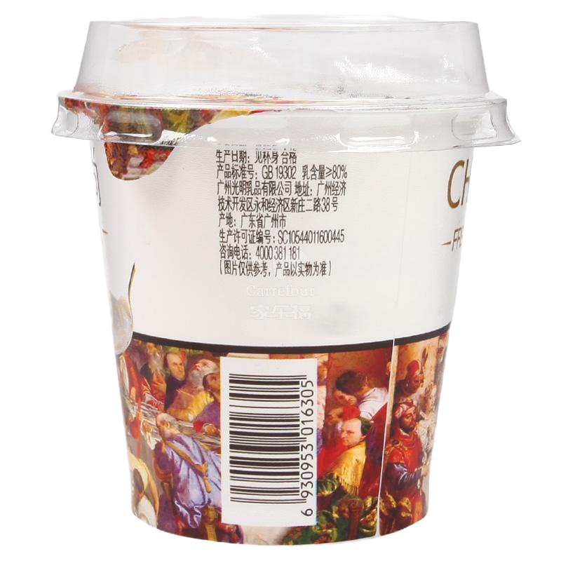 光明致尚椰果果粒酸牛奶100g