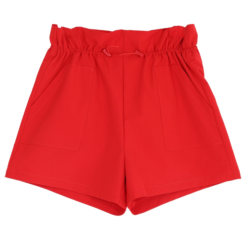 妖精的口袋短裤女宽松休闲2019夏季新款黑色学生可爱韩版阔腿裤