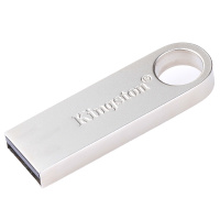 金士顿(Kingston)16GB U盘 DTSE9H 金属 银色 精巧时尚