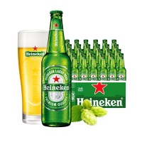 喜力(Heineken)啤酒 330ml*24瓶 整箱装 新老包装提交发货中