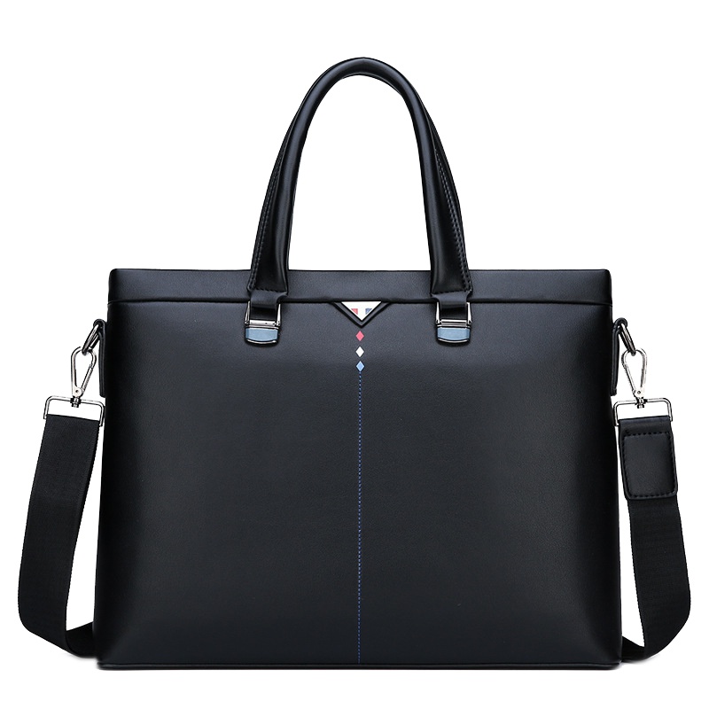 斯妮拉 2023新款单肩包防水牛津布手提男包韩版时尚商务休闲单肩斜跨电脑包[可放14寸笔记本]