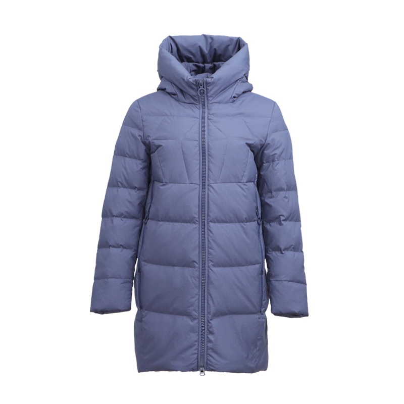 坦博尔羽绒服女2018秋冬新款中长款修身时尚妈妈款保暖TD18228