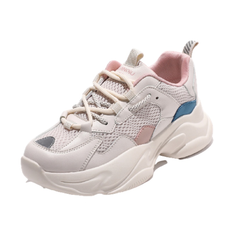 环球新款百搭老爹鞋女鞋子休闲网面透气运动鞋