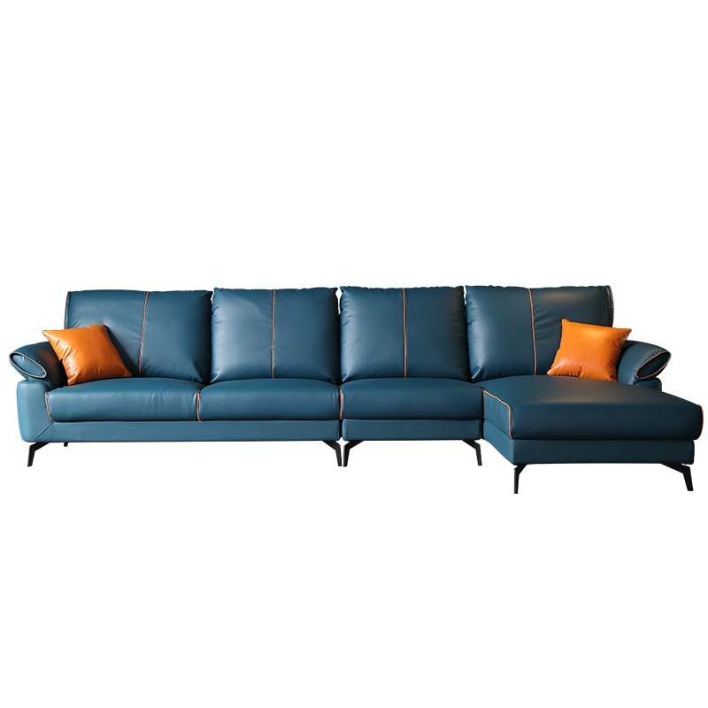 德致北欧真皮沙发意大利轻奢皮质大小户型客厅沙发组合现代皮沙发