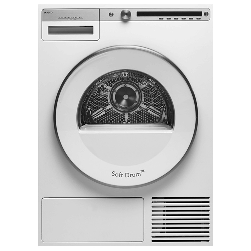 雅士高ASKO欧洲原装进口热泵烘干机滚筒家用11kg速干衣机T411HD.W