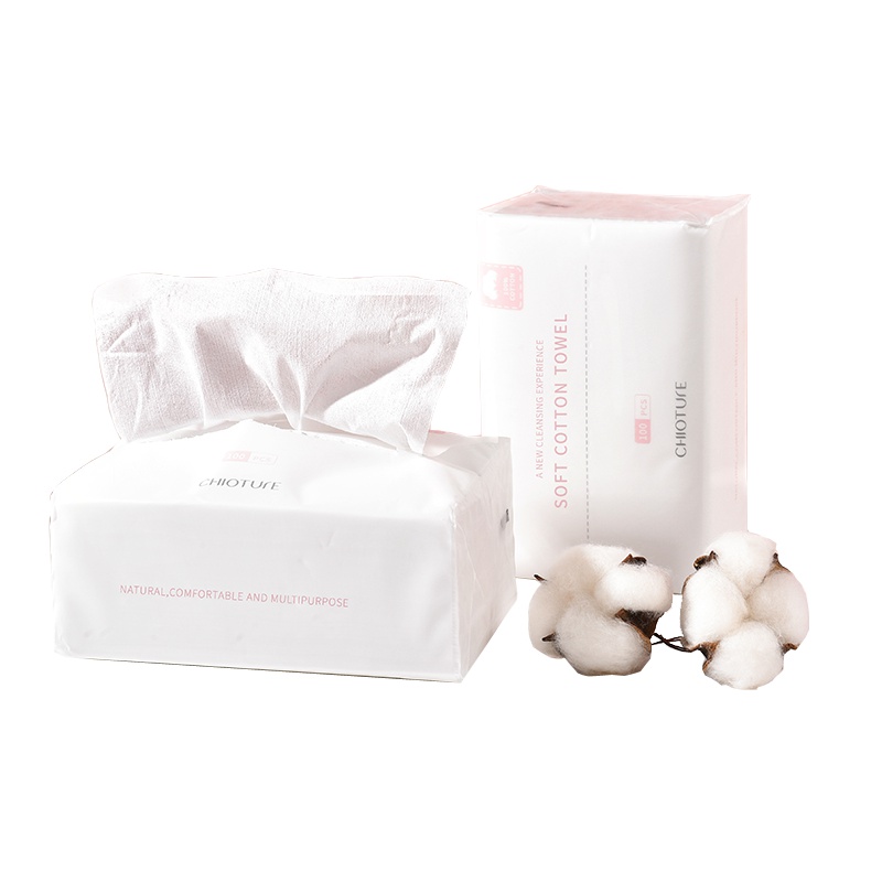 稚优泉洁面巾 抽取式一次性洗脸巾棉柔巾纯棉卸妆棉擦脸巾女化妆