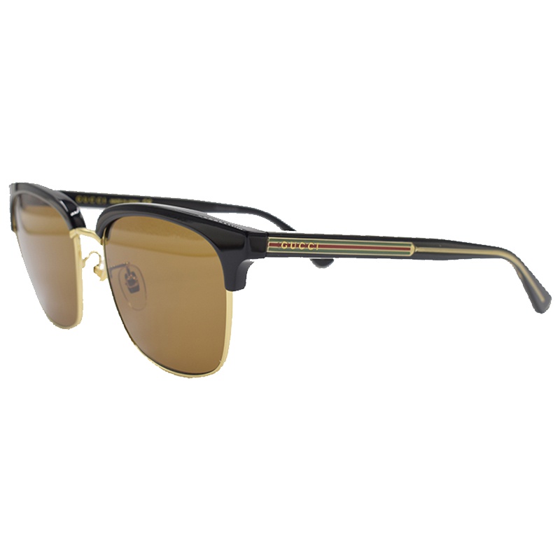 GUCCI/古驰（吴磊余文乐同款）睿智进取红蓝织带系列经典俱乐部经理人款商务旅行版绅士太阳镜GG0382S意大利进口