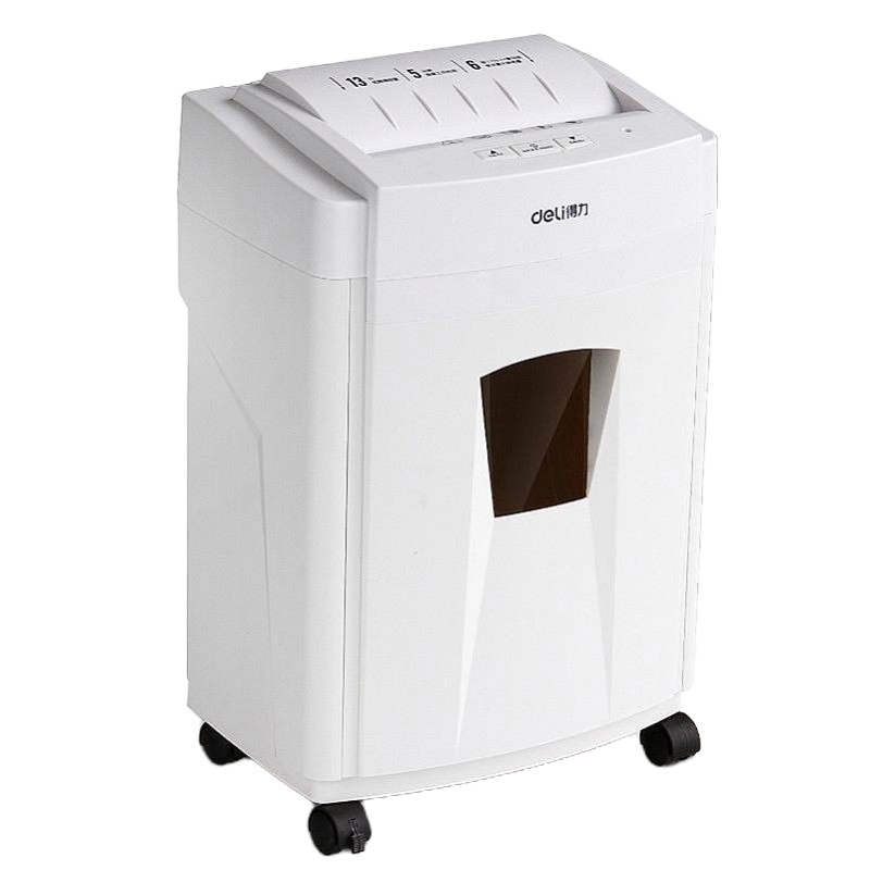 得力9955碎纸机大容量高续航高保密办公碎纸机