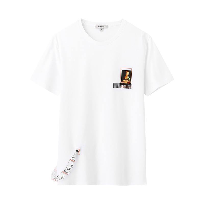 马克华菲男装夏季短袖T恤男士时尚潮流复古半袖上衣