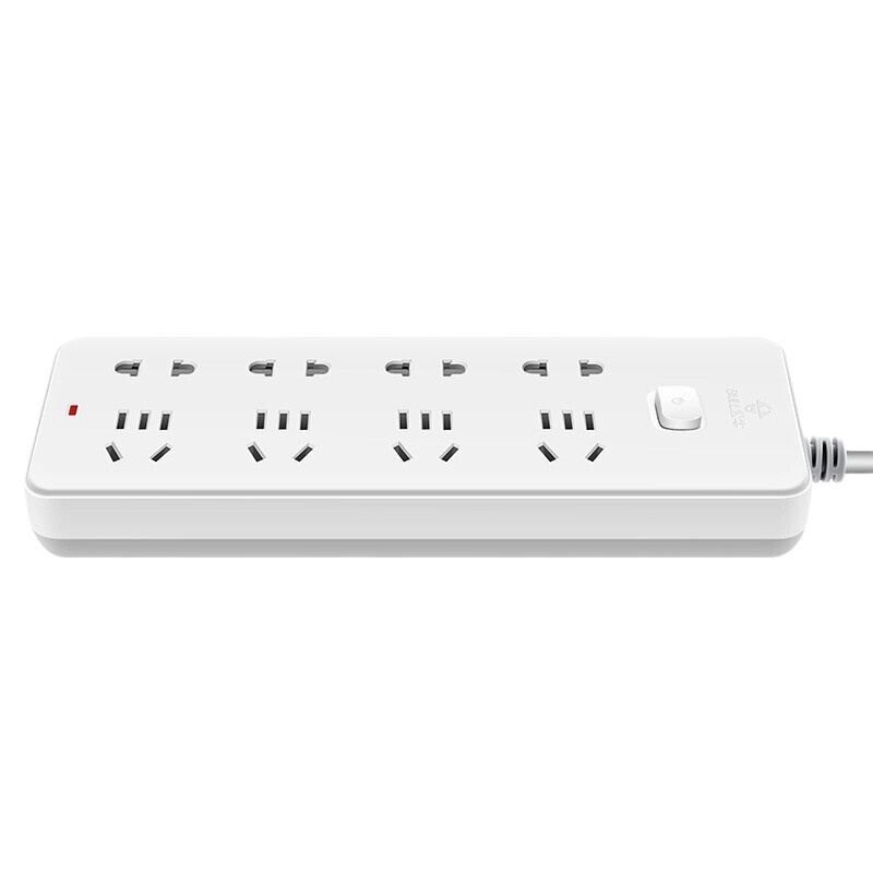 公牛(BULL)GN-403 8位单控-10米 新国标插座插排插线板接线板排插电源插板拖线板 按个销售(H)