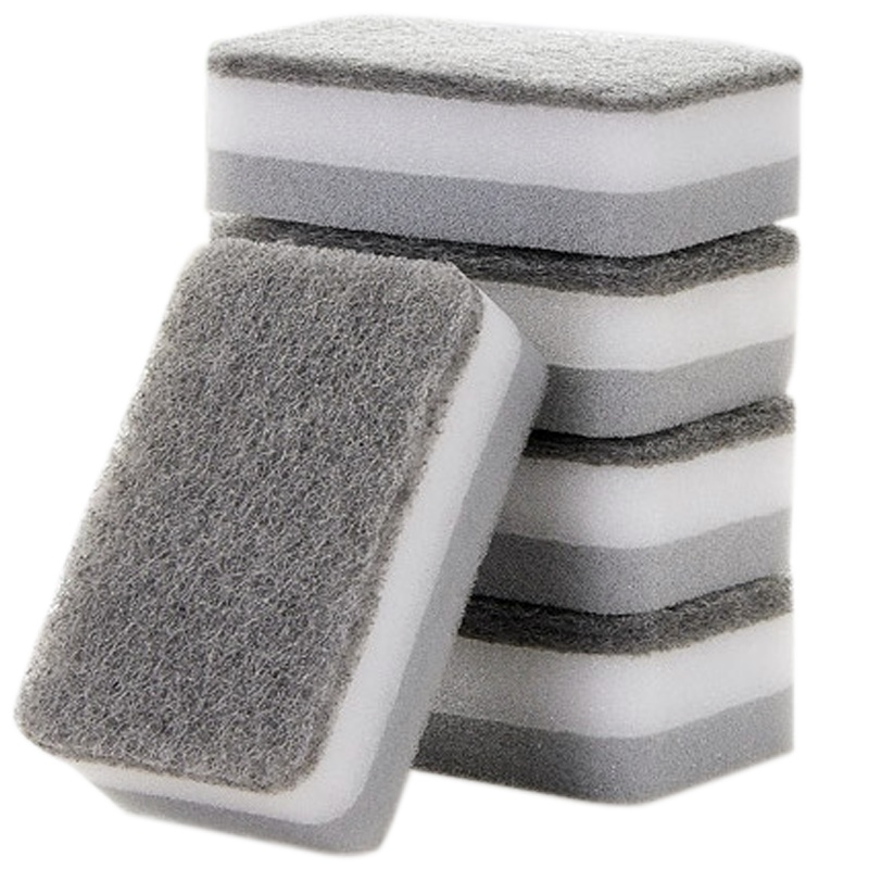 科林清【5片装】强力款百洁布海绵擦 吸水强起泡快厨房奇妙洁净不掉渣刷锅洗碗巾钢丝球 科林清11*7*3