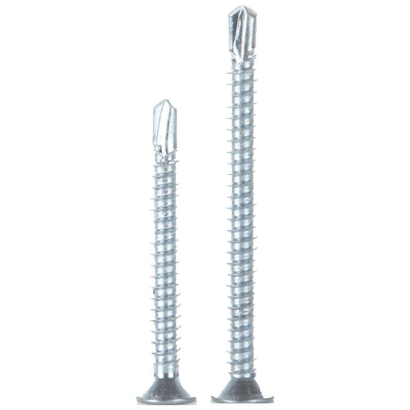 汐岩钻铁皮铁板 M4.2沉头钻尾螺丝钉十字平头钻尾燕尾钉 自攻自钻1316螺钉