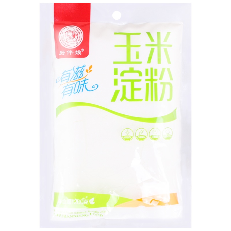 厨伴娘玉米淀粉200g*5袋装食用生粉勾芡粟粉烹饪蛋糕面包用烘焙原料