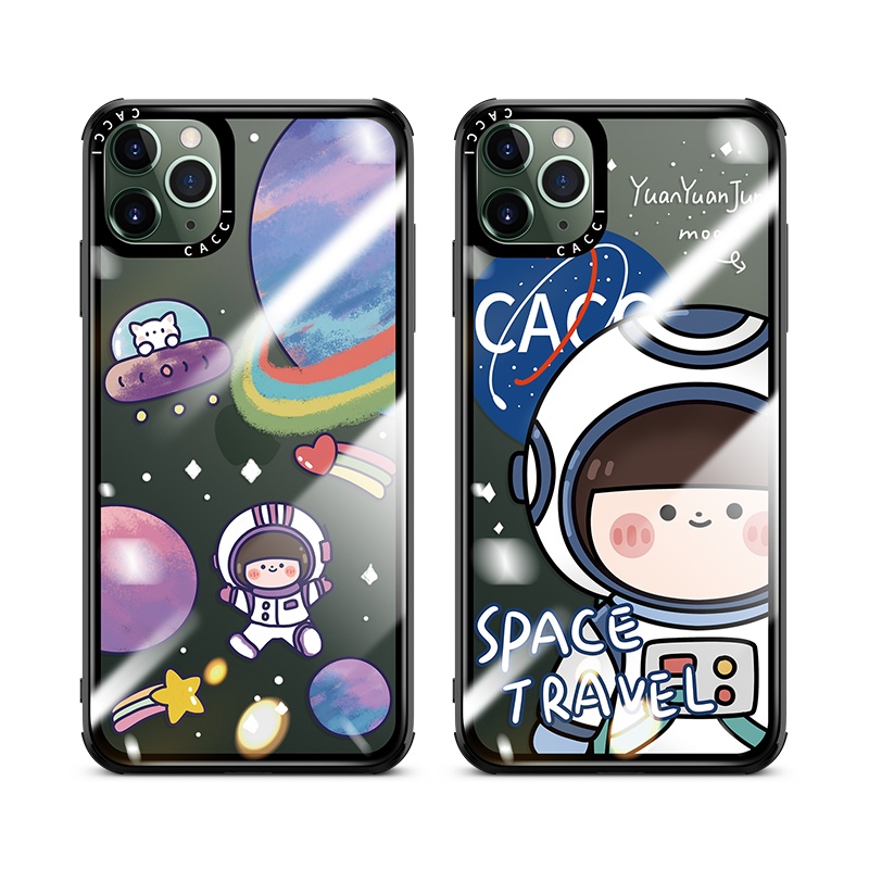 卡绮苹果11手机壳iPhonex透明se2防摔套8plus个性xr女款7玻璃