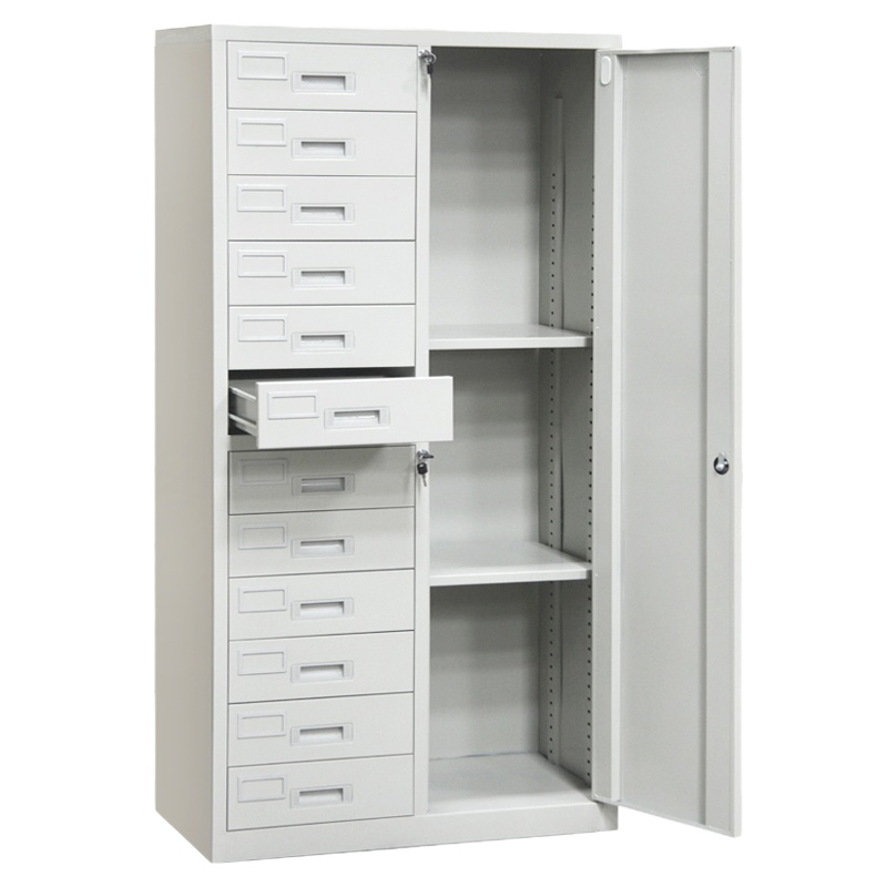 瑞丰杰-偏12斗文件柜偏十二斗档案柜资料柜铁皮柜G08