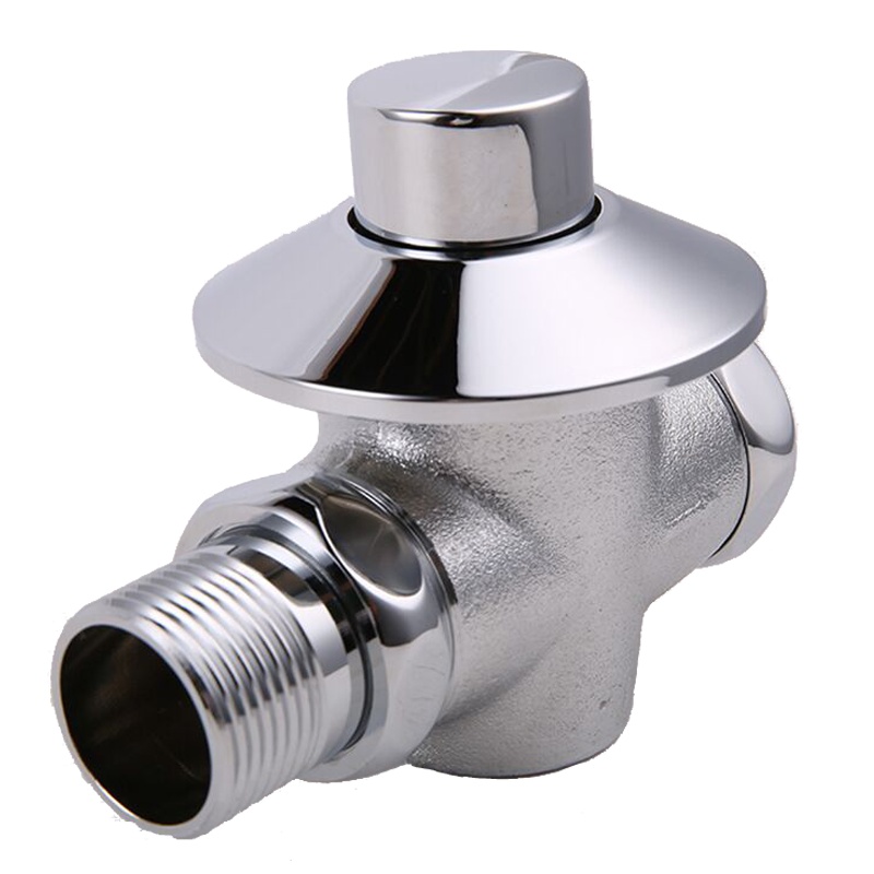 永瓷卫浴 暗装脚踏式延时大便冲洗阀 全铜手按式冲水阀 蹲便器冲洗阀 YC89111