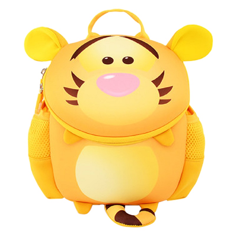 迪士尼防走失包包可爱幼儿园宝宝1-3-6岁儿童双肩背包牵引绳小包跳跳虎