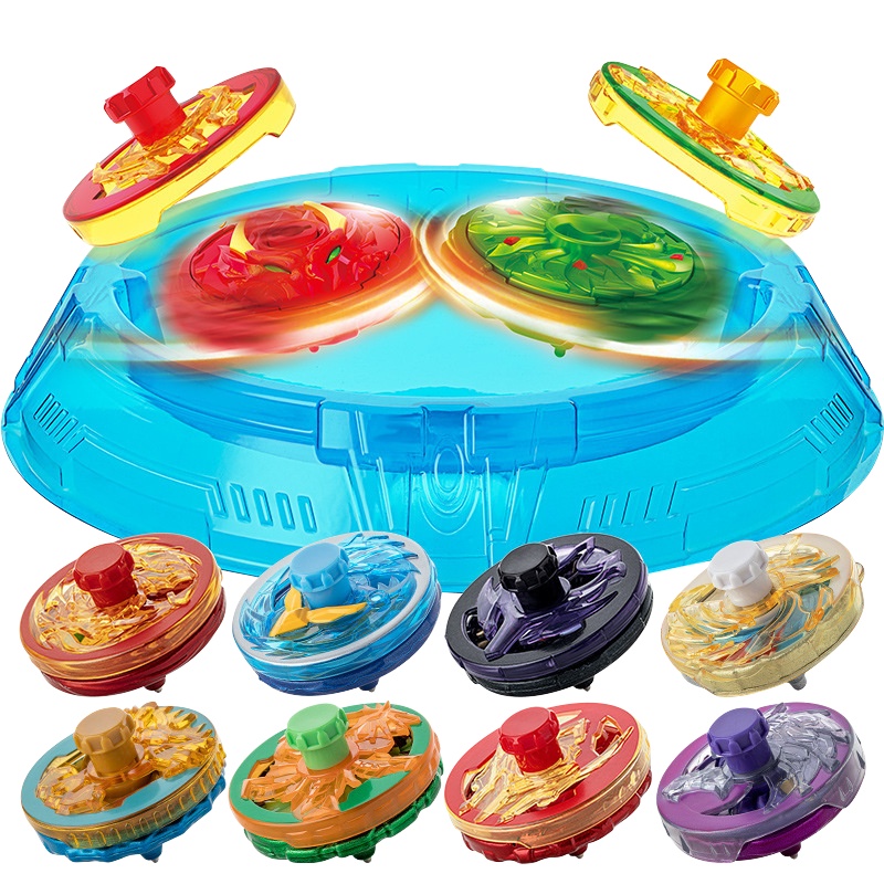 三宝爆甲战陀暴甲陀螺超变战陀2四星3升级版儿童战斗男孩玩具礼物 赤炎龙骑VS终结魔龙-升级套装309401