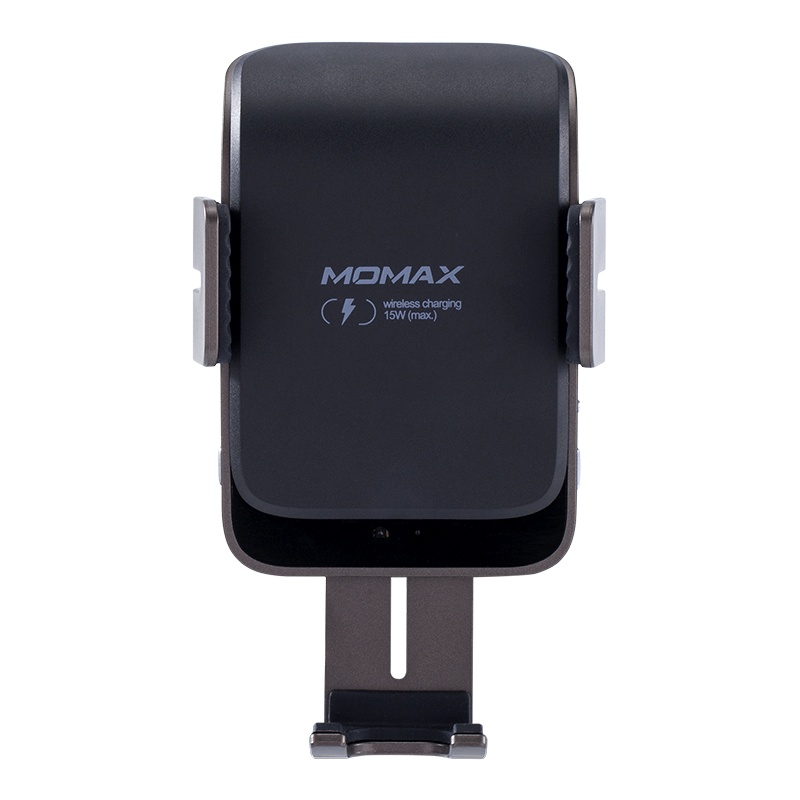 Momax摩米士车载无线充电器手机支架通用支撑汽车导航全自动感应 （15W黑色）