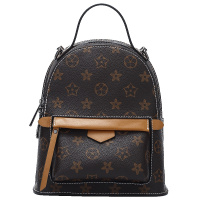 GRANDIRECT戈蓝蒂诺新款潮流小背包复古花纹女包韩版时尚双肩包女 GD-C8217