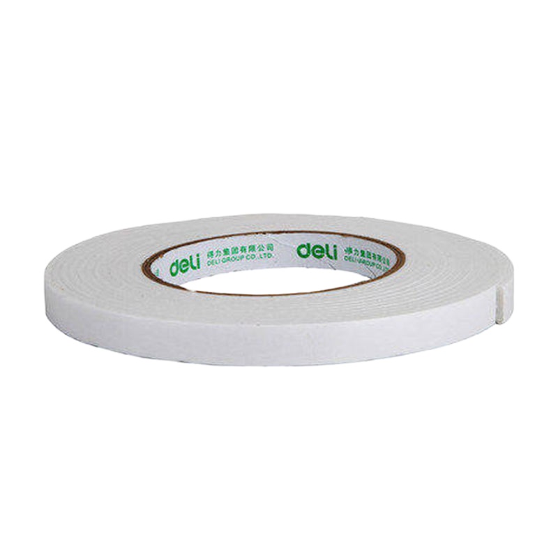 得力30410eva泡棉双面胶带12mm*5y1卷/袋 X