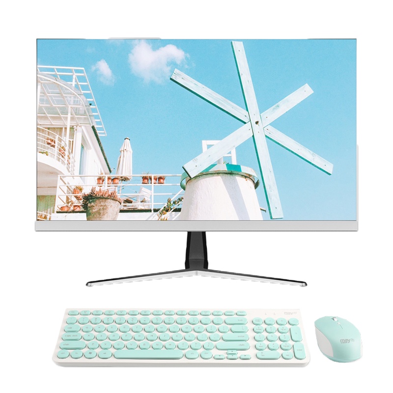 宁美国度(mayn)A2112 21英寸超薄一体机J3160四核台式多媒体教学电脑家用商务办公品牌组装机整机全套