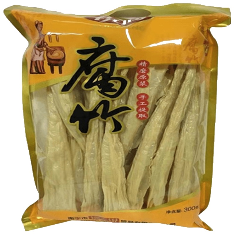 农家干货头层纯正特级无添加纯手工原浆腐竹厂家直销300g