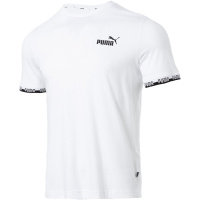 PUMA彪马男士短袖2021夏季新款白色宽松运动服跑步透气T恤855985