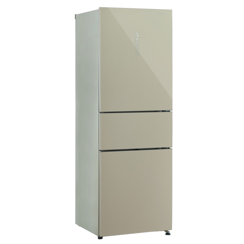 松下(Panasonic) 三开门冰箱280升小型电冰箱无霜自动制冰杀菌去味NR-C280AG-XN