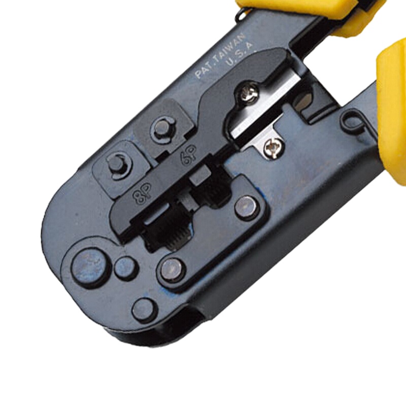 史丹利(STANLEY)网线钳多功能夹线钳/剥线钳/电讯水晶头接头钳/压接钳4P/6P/8P 190mm 84-866