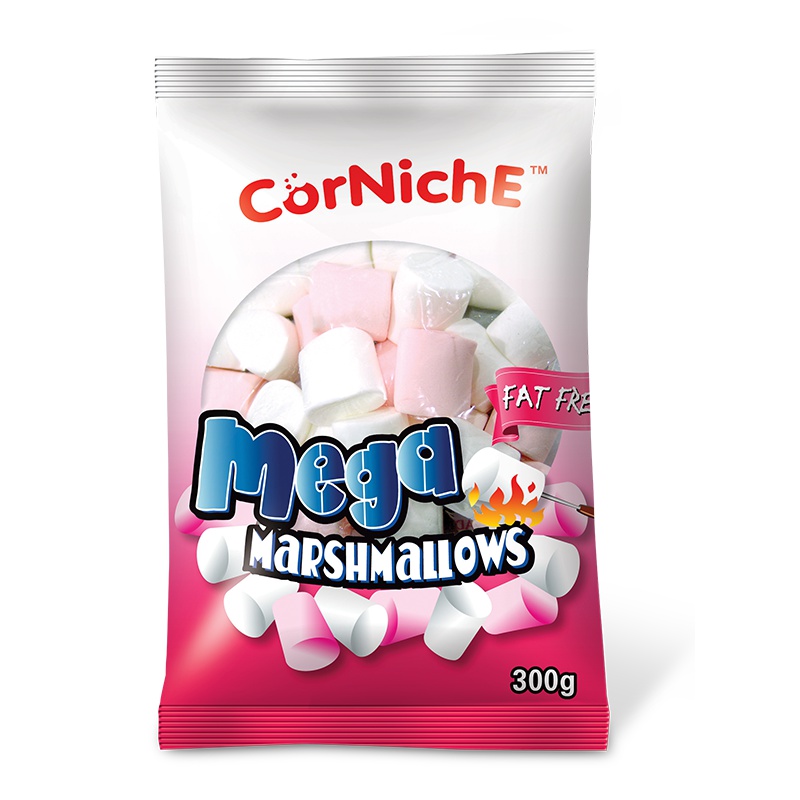 可尼斯(Corniche)棉花糖300g 菲律宾进口牛轧糖原料烘焙软糖喜糖