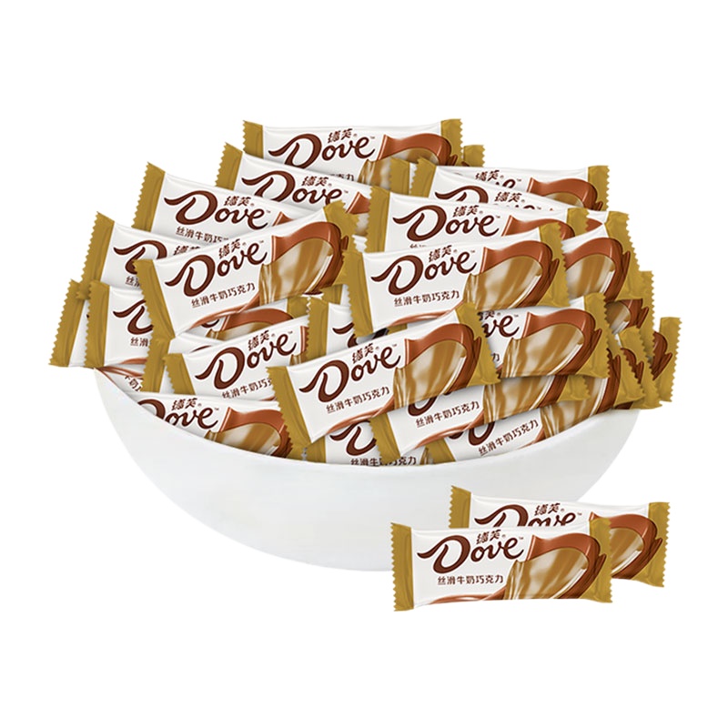 德芙散装丝滑牛奶巧克力1000g