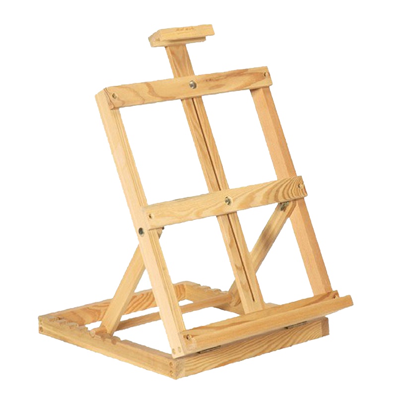 蒙玛特MontMarte桌面台式小画架木制实木折叠油画架松木质绘画架素描写生MCG0007