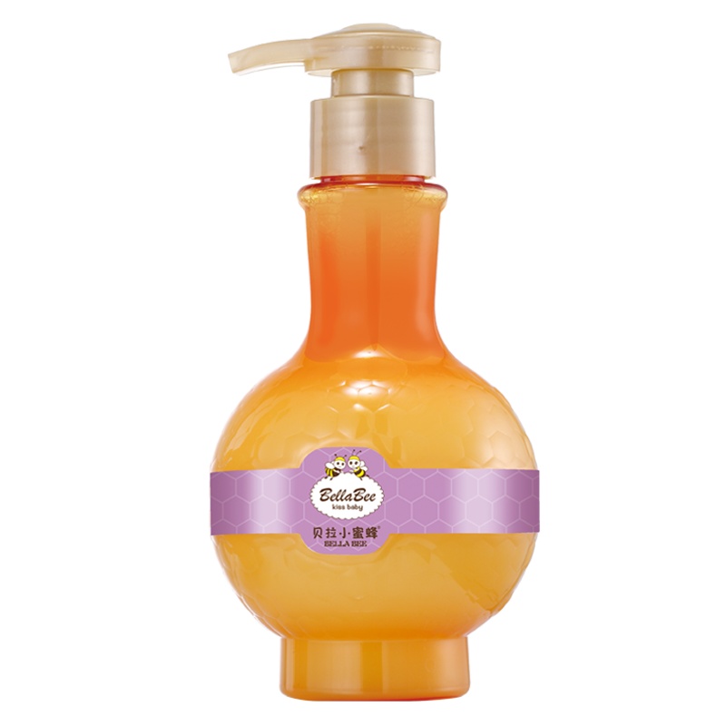 贝拉小蜜蜂BELLABEE婴儿太阳花蜜洗发沐浴蜜露280ML