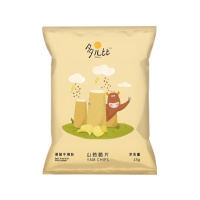 多儿比dolbee 山药脆片 黑椒牛柳味山药片45g 薯片膨化食品休闲零食