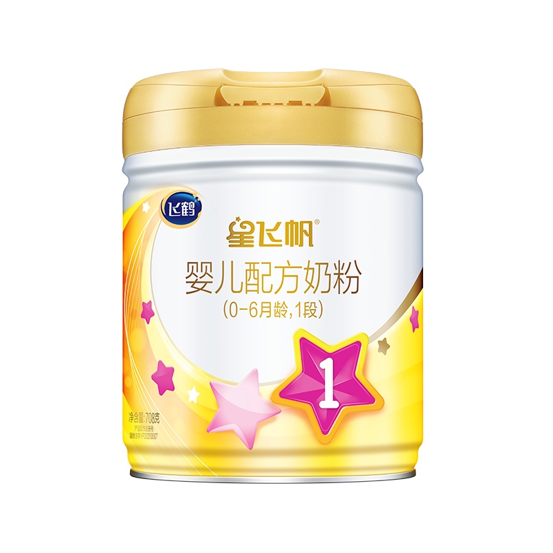 飞鹤星飞帆1段婴儿配方奶粉听装(A2版)708g