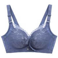 都市丽人锦绣刺绣健康无钢圈侧收副乳3/4杯薄款女士文胸胸罩内衣1B9122