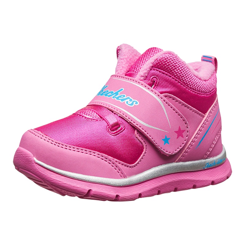 Skechers斯凯奇小童女宝宝棉鞋透气洋气加绒保暖运动鞋664067N