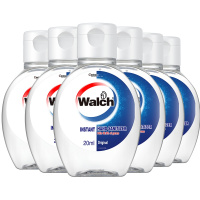 威露士(walch) 免洗洁手液 洗手液六支装20ml*6 医用外科消毒剂 免洗手消毒抗菌家用