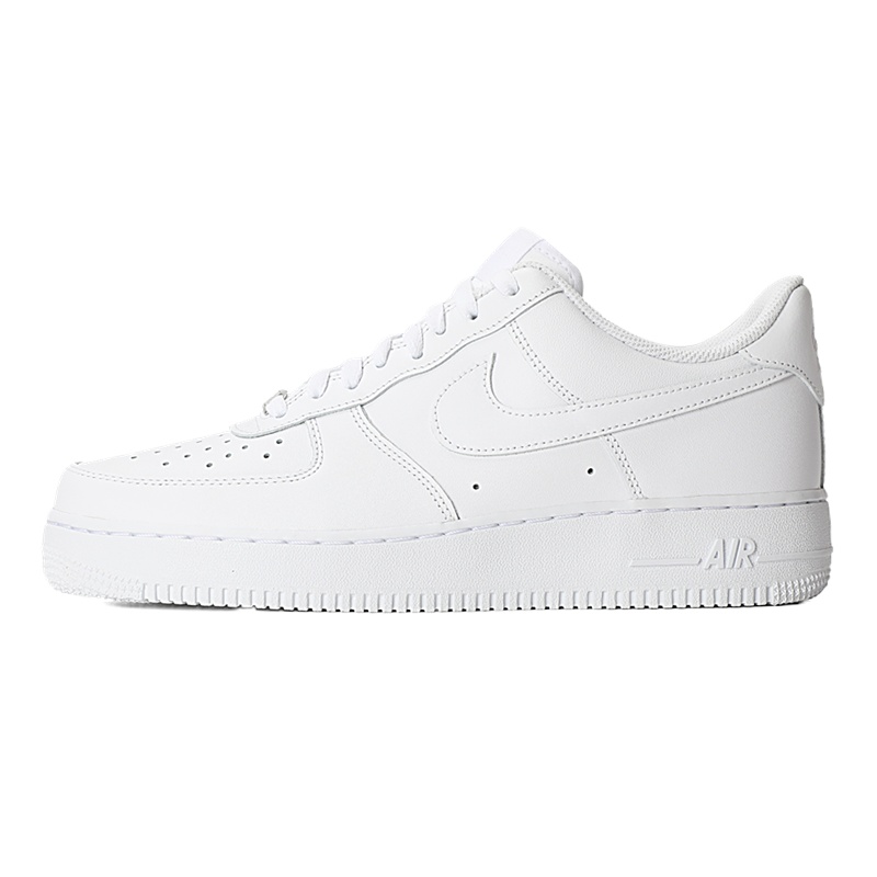 NIKE/耐克男鞋Air Force1 AF1纯白空军一号低帮休闲板鞋 315122-111