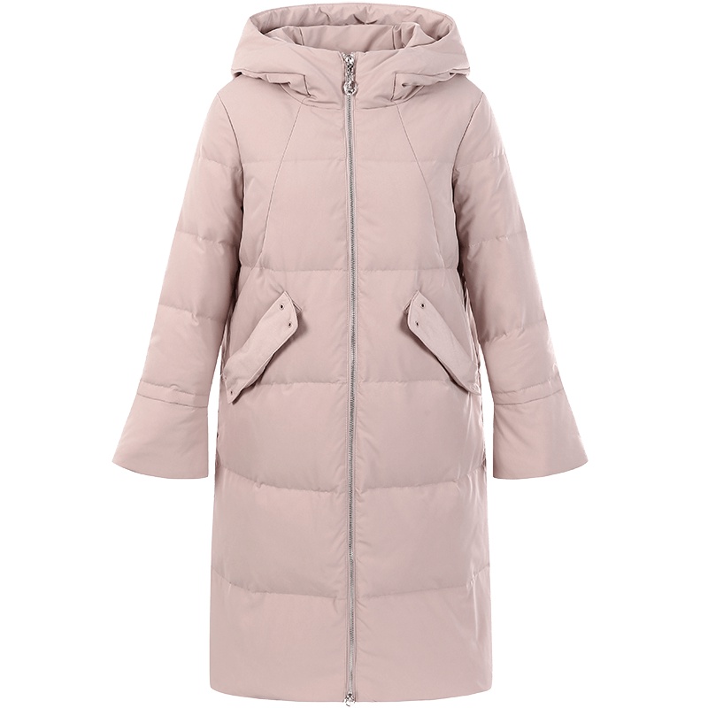 艾莱依O2O羽绒服女2018冬季韩版时尚加厚保暖外套