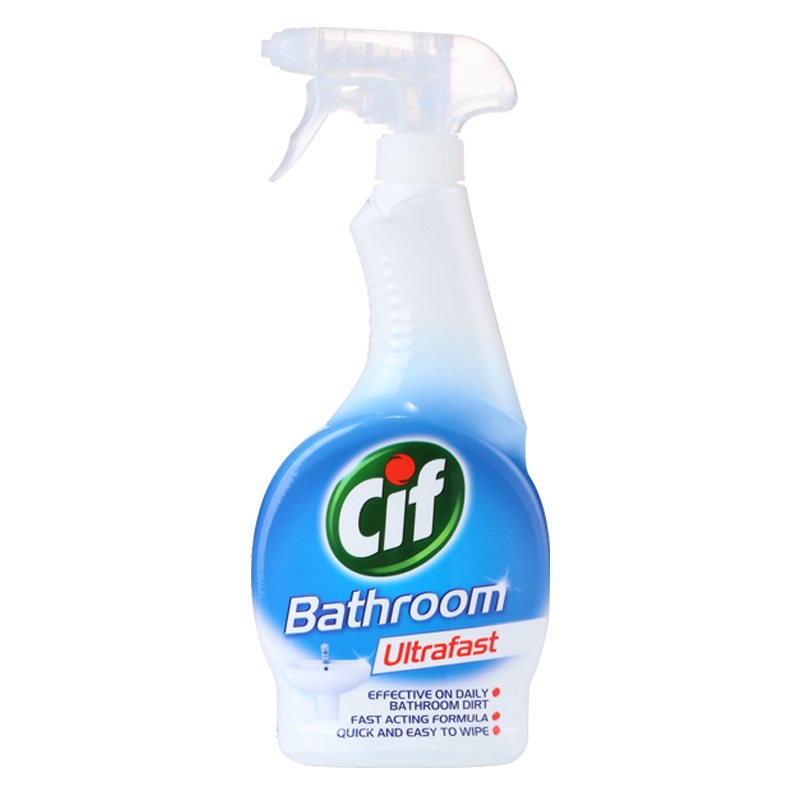 英国进口Cif晶杰浴室迅洁清洁剂450ml*2