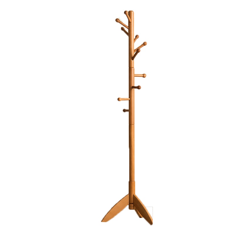 匡大 衣帽架 1.8米圆盘落地实木衣帽架 现代简约衣帽架